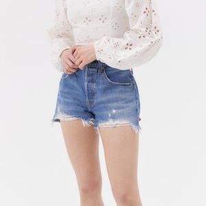 Levi’s 501 Cutoff Denim Shorts